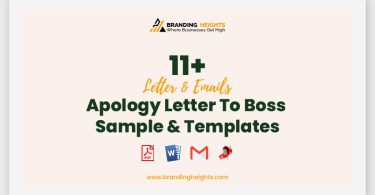 Apology Letter To Boss Sample & Templates