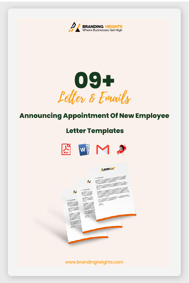Appointment Of New Employee Letter Announcement