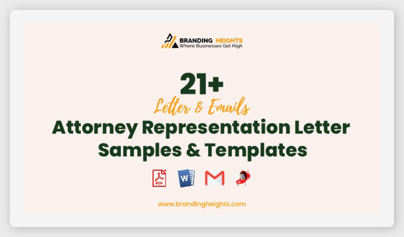 Attorney Representation Letter sample & Templates