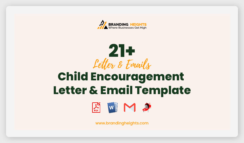 Child Encouragement Letter & Email Template