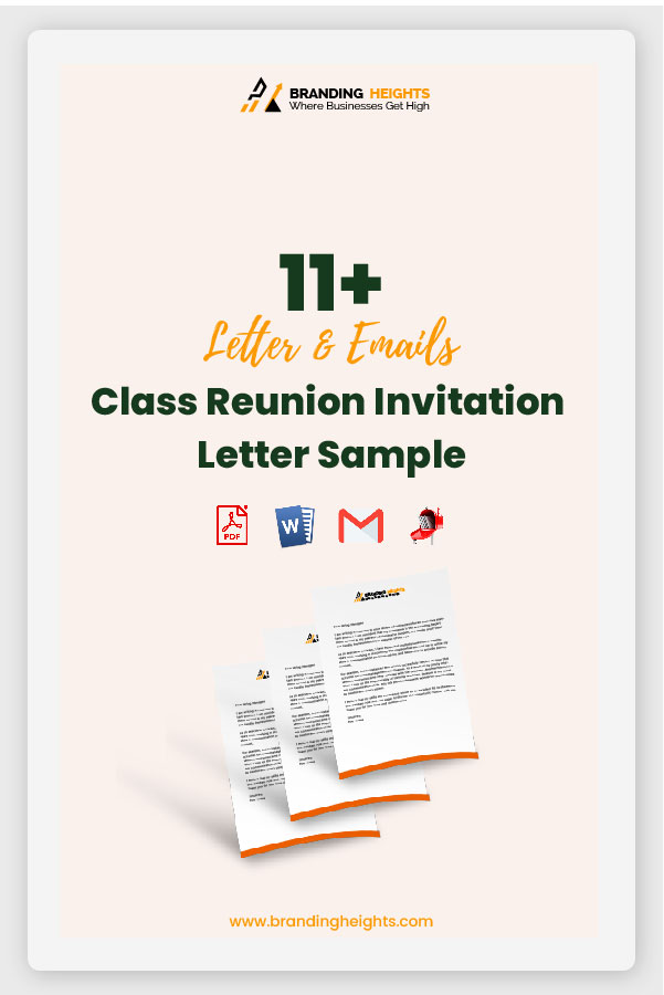 Class reunion announcement letter