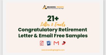 Congratulatory Retirement Letter & Email Free Samples