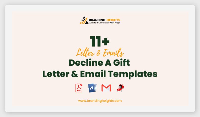 Decline A Gift Letter & Email Templates