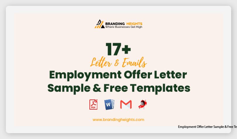 Employment Offer Letter Sample & Free Templates