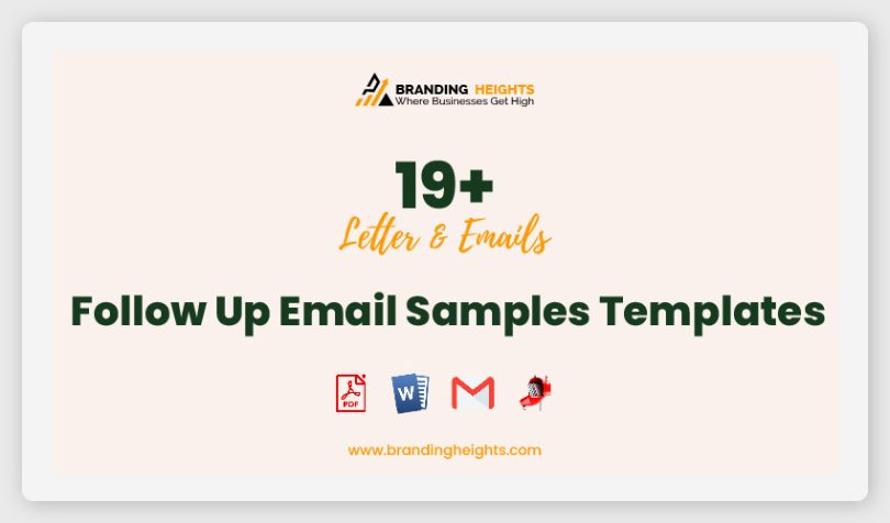 Follow Up Email Samples Templates