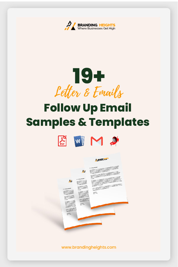 Follow Up Email Samples