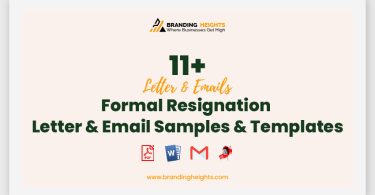 Formal Resignation Letter & Email Samples & Templates