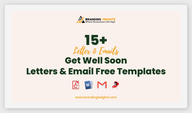Get Well Soon Letters & Email Free Templates