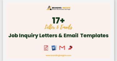 Job Inquiry Letters & Email Templates