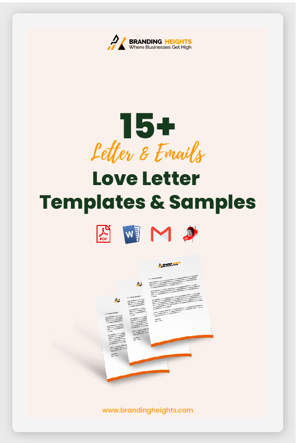 Love Letter Templates format
