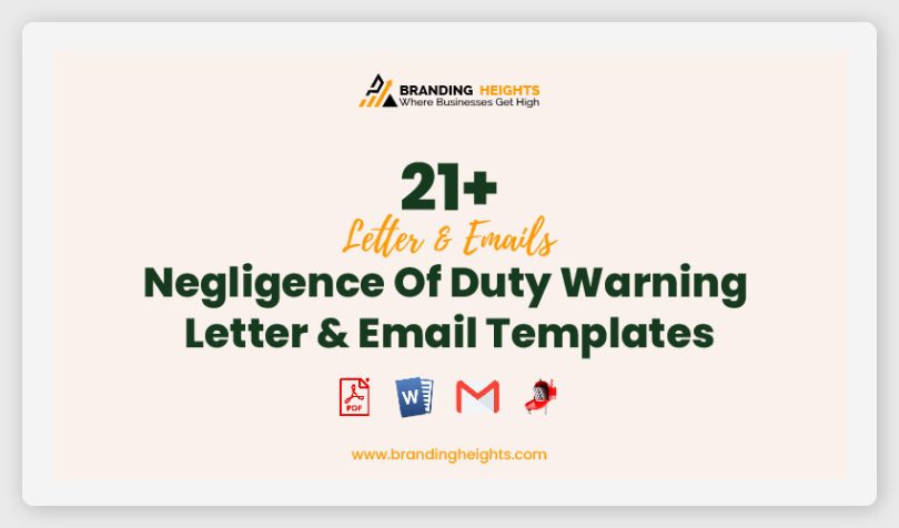 21-negligence-of-duty-warning-letter-email-templates