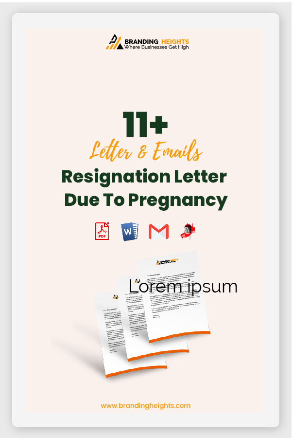 Resignation Letter Due To Pregnancy Samples & Templates