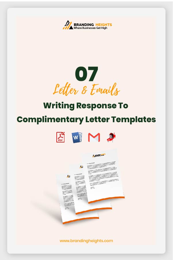 Response to complimentary letter