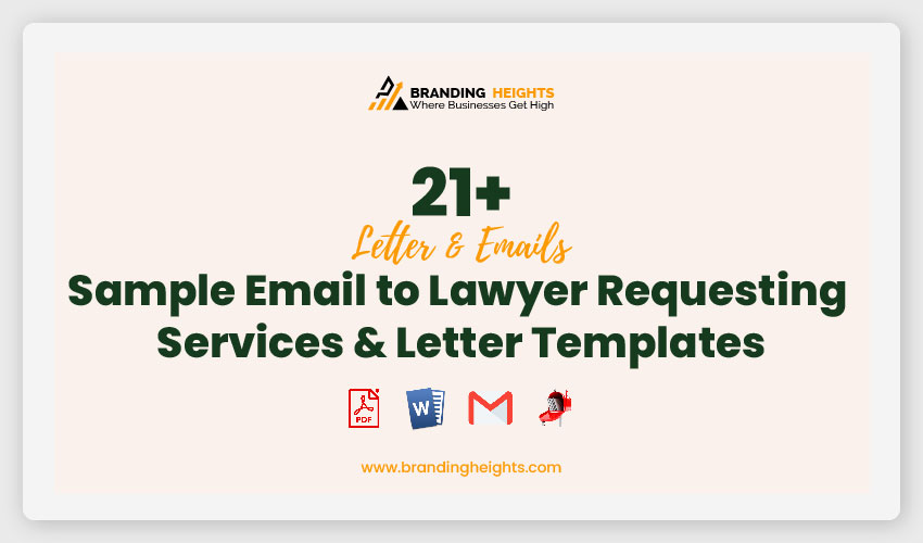 Sample Email to Lawyer Requesting Services & Letter Templates