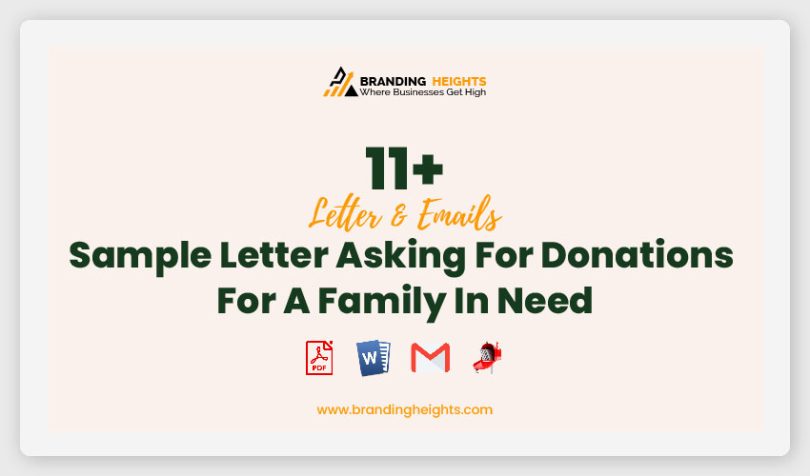 Sample Letter Asking For Donations For A Family In Need