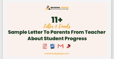 Sample Letter To Parents From Teacher About Student Progress
