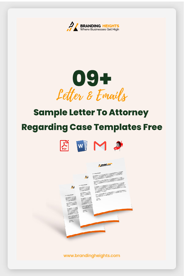 Sample email to attorney regarding case