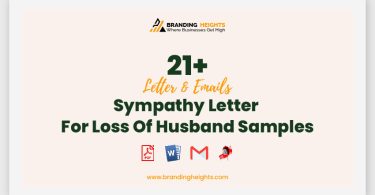 Sympathy Letter For Loss Of Husband Samples