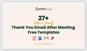 27+ Thank You Email After Meeting Free Templates