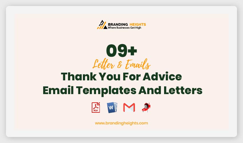 Thank You For Advice Email Templates And Letters