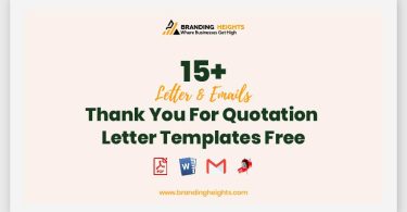 Thank You For Quotation Letter