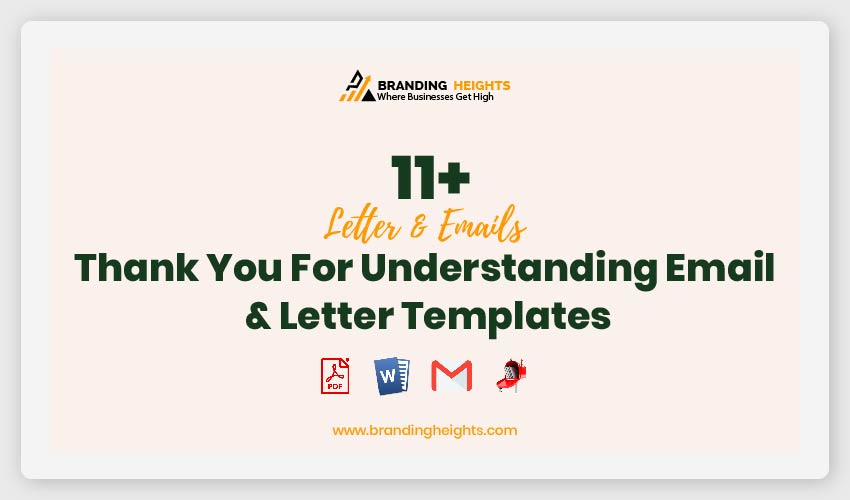 How To Say Thank You For Your Understanding In Email