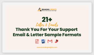 21 Thank You For Your Support Email & Letter Sample Formats