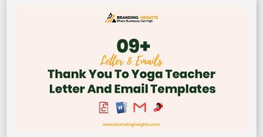 Thank You To Yoga Teacher Letter And Email Templates