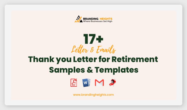 17+ Thank you Letter for Retirement Templates [Free]