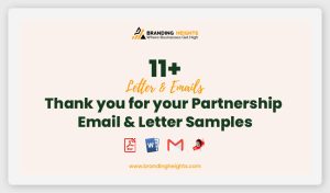 11+ Thank you for your Partnership email & Letter Samples