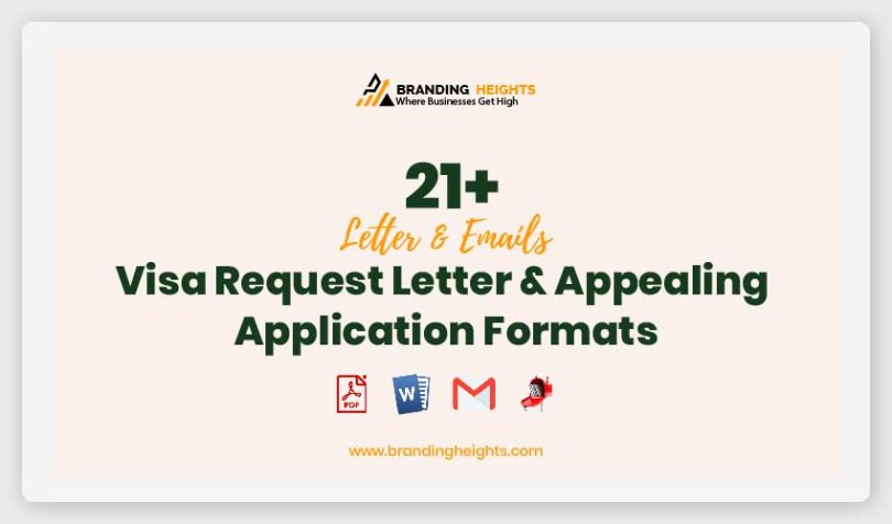 Visa Request Letter & Appealing Application Formats