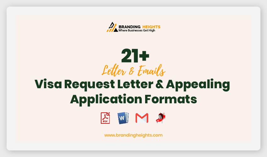21 Visa Request Letter Appealing Application Formats