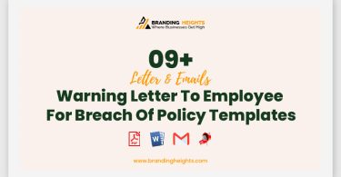 Warning Letter To Employee For Breach Of Policy Templates