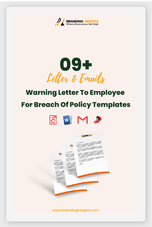 Warning Letter To Staff For Breach Of Policy