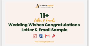 Wedding Wishes Congratulations Letter & Email Sample