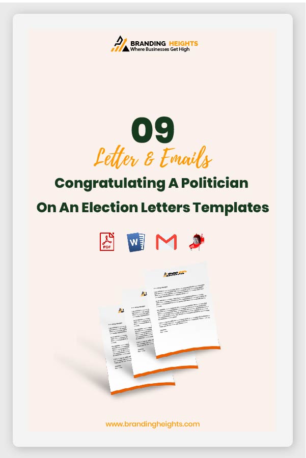 Congratulating A Politician On winning Letter