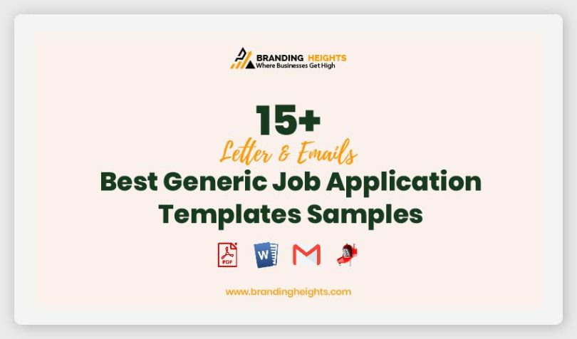 Generic Job Application Templates
