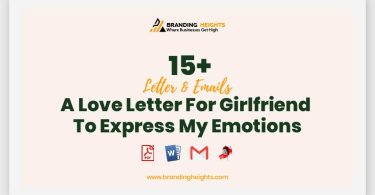 Letter For Girlfriend To Express My Emotions