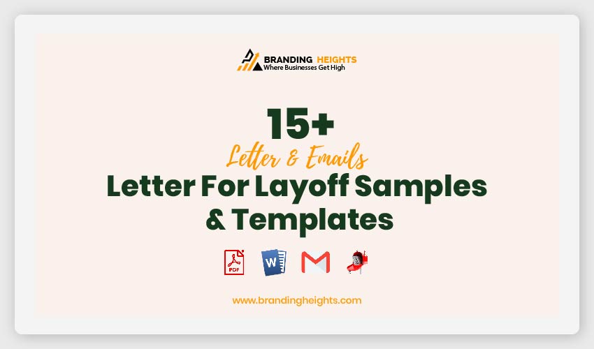 Letter For Layoff Samples & Templates