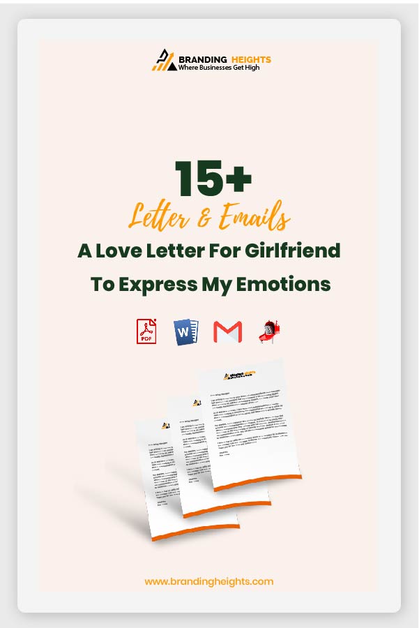 Letter to girlfriend expressing love
