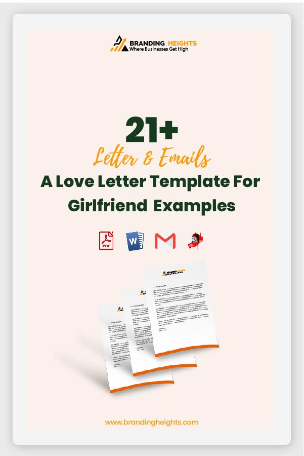 Love Letter for Her Template
