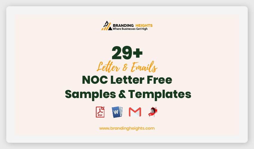 NOC Letter Free Samples & Templates