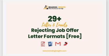 Rejecting Job Offer Letter Formats