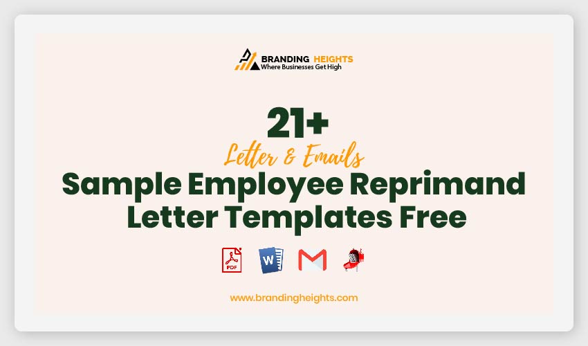 Sample Employee Reprimand Letter Templates Free