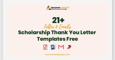 Scholarship Thank You Letter Templates Free