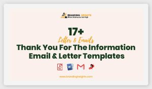 17+ Thank You For The Information Email & Letter Templates