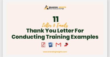 Thank You Letter For Conducting Training